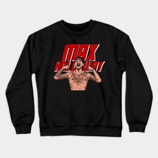 Max Holloway Comic Style Crewneck Sweatshirt